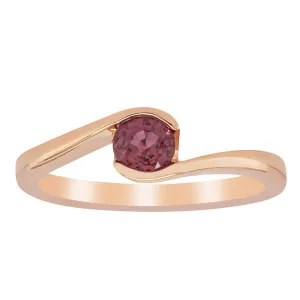 18ct Rose Gold .55ct Ruby Embrace Ring