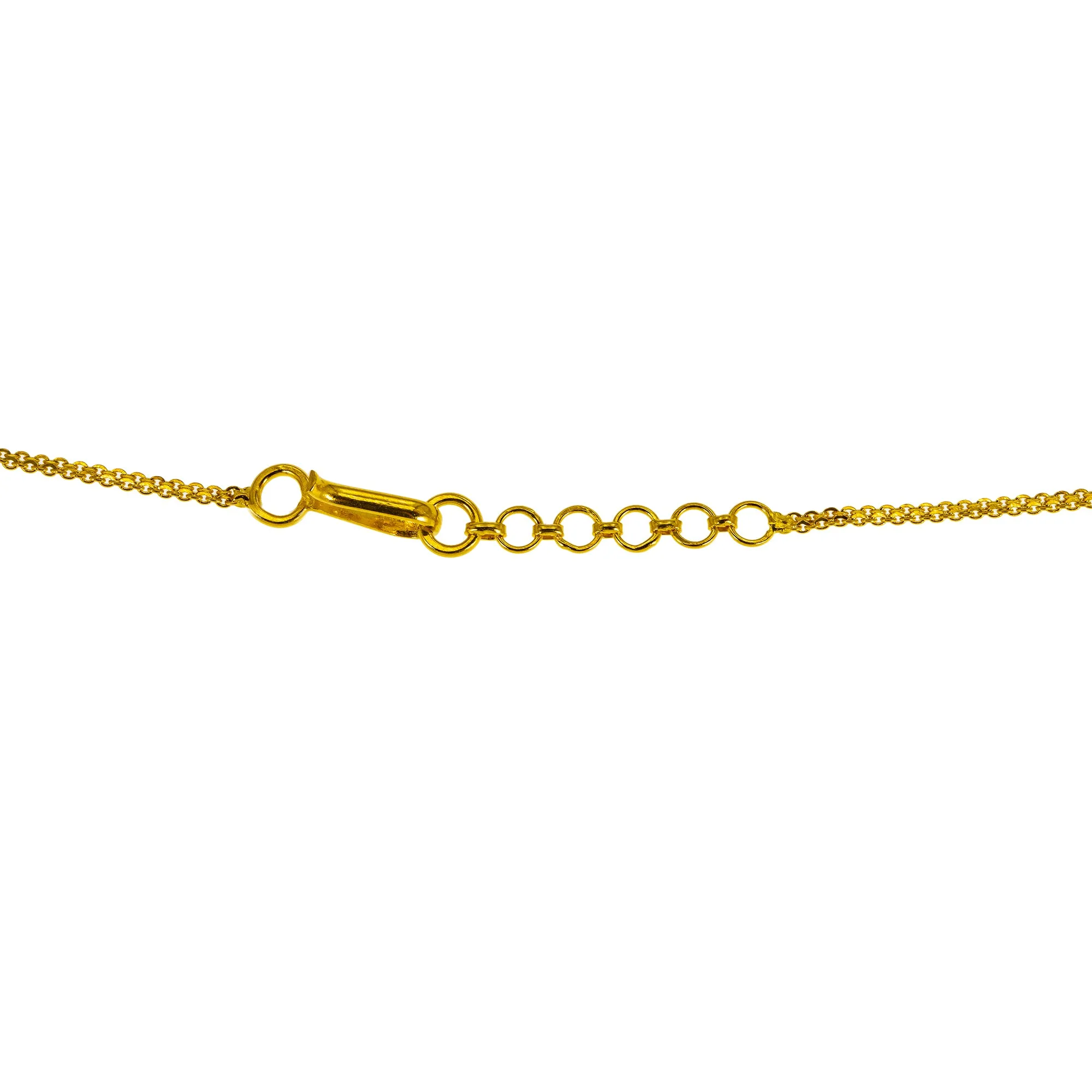 18K Yellow Gold & 2.55 ct Diamond Necklace (25.3 grams)