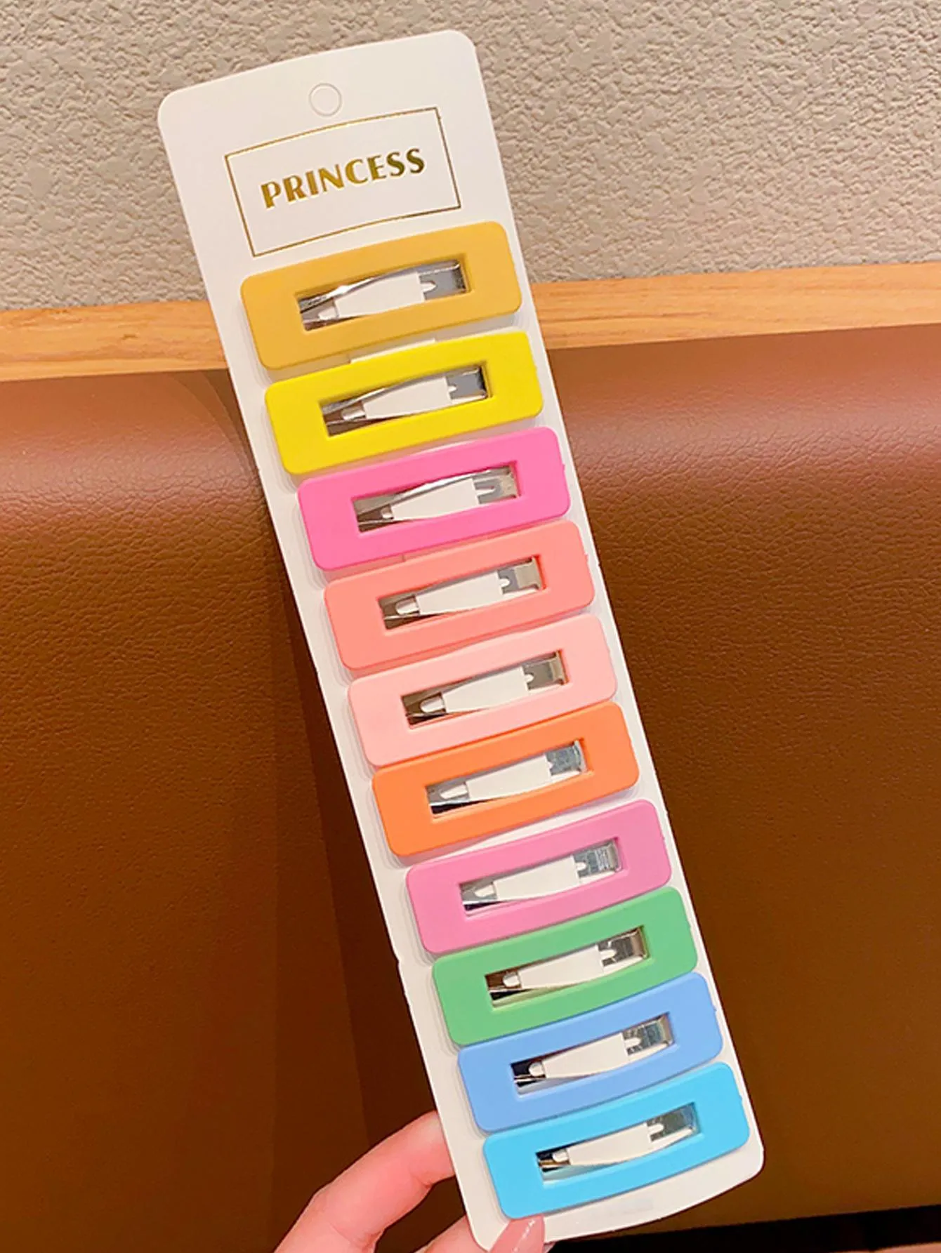 20pcs Bright and Colorful Snap Clips for Women Barrette Styling Hair Accessories