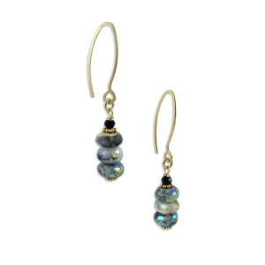 AB Dendrite Opal Stack Earrings