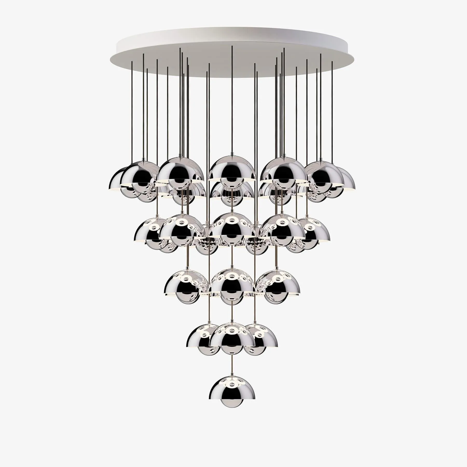 &Tradition VP10 Flowerpot Chandelier
