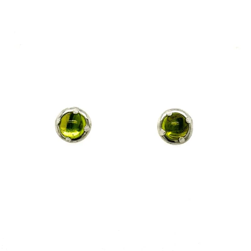 Artemis Peridot stud earrings