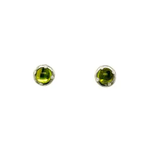 Artemis Peridot stud earrings