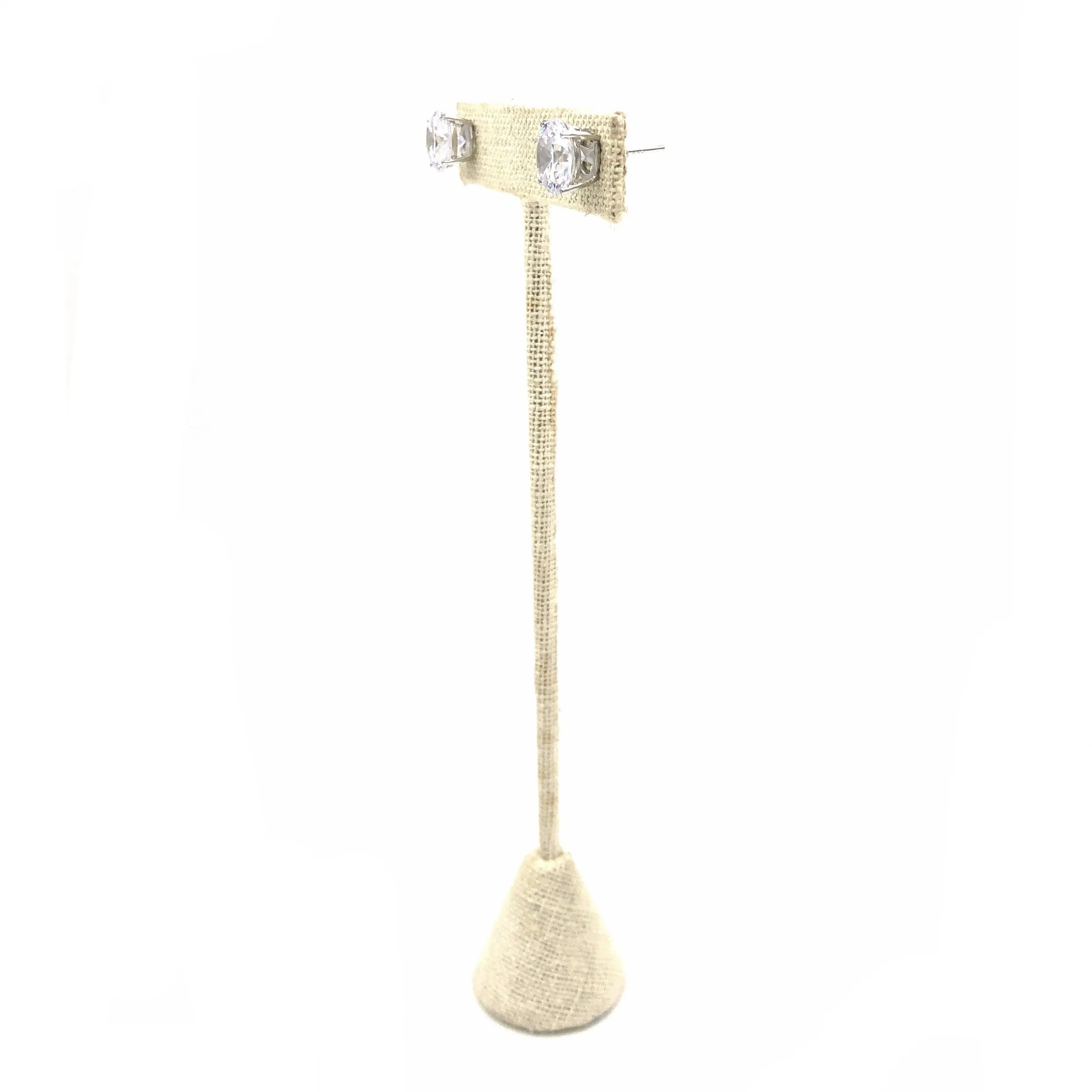 Ashley Gold Sterling Silver CZ Stud Earrings