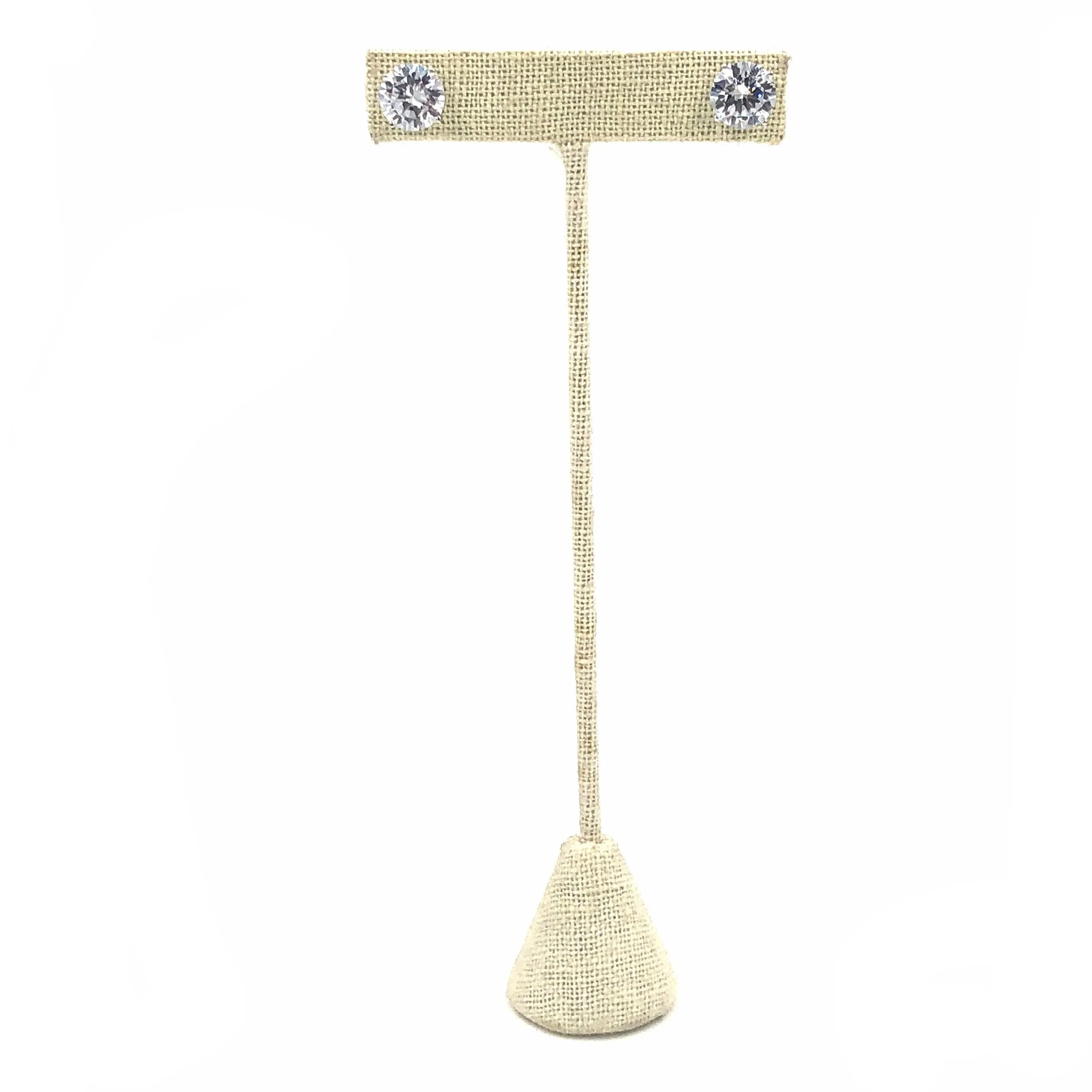 Ashley Gold Sterling Silver CZ Stud Earrings