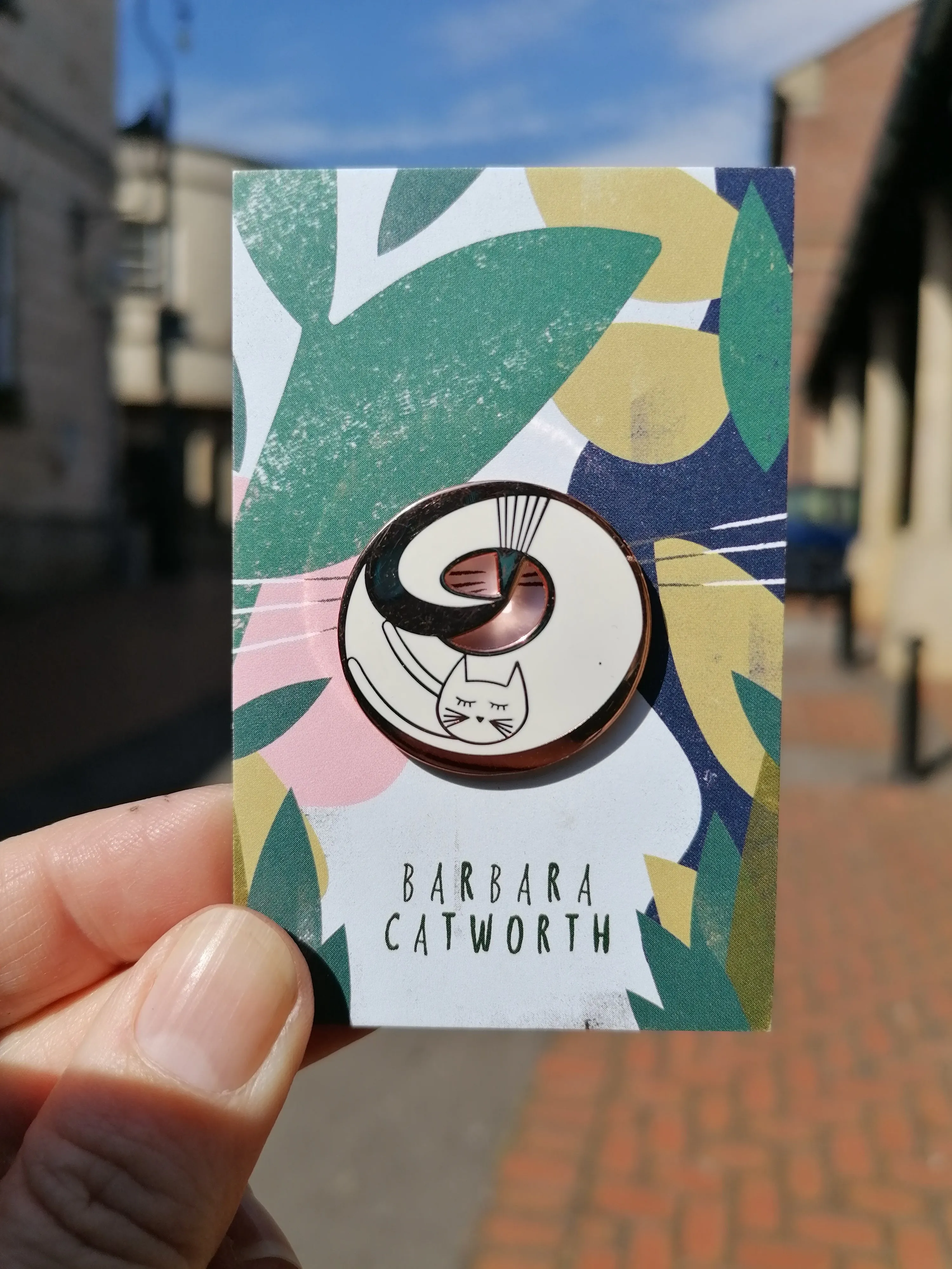 Barbara Catworth Cat Pin