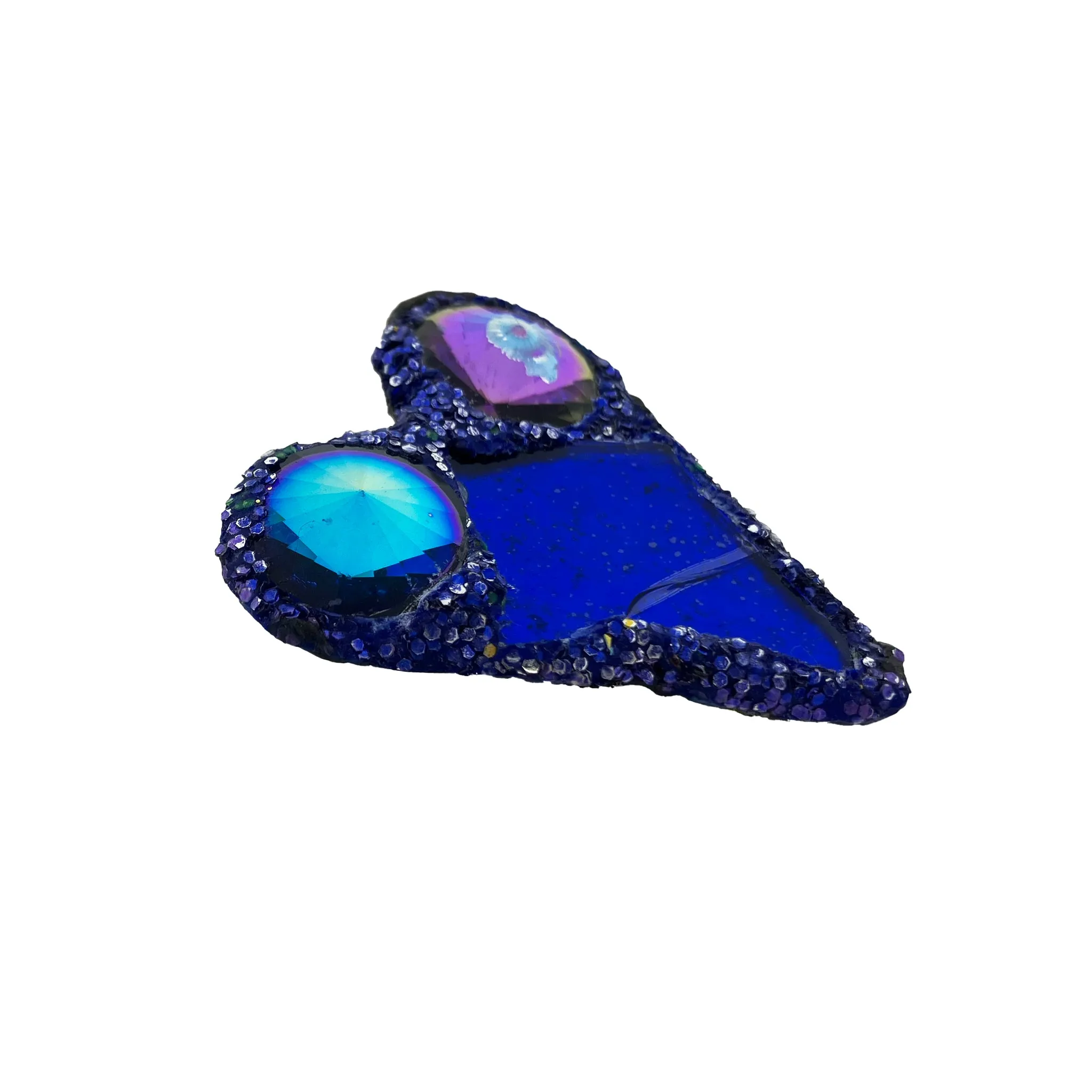 BLUE HEART BROOCH, 2022