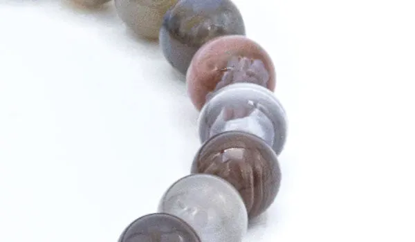 Botswana Agate Natural Gemstone Centerpiece Bracelet