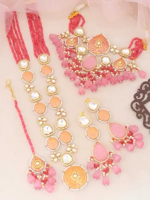 Coral Krutika Kundan Jewellery Set - EOSS