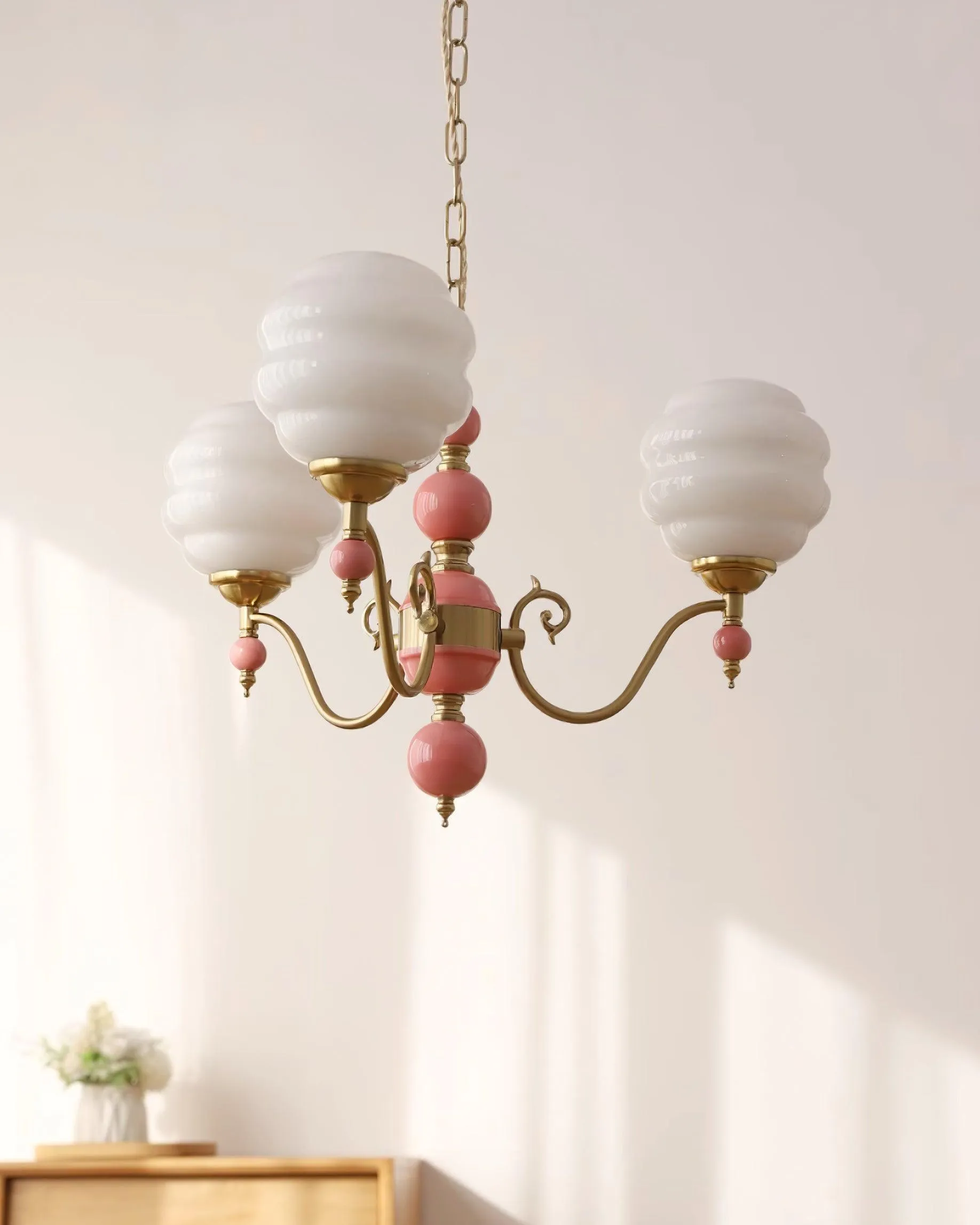 Creamy Kalco Chandelier