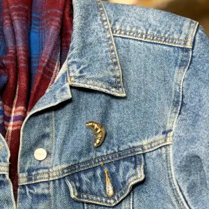 Croissant Brooch