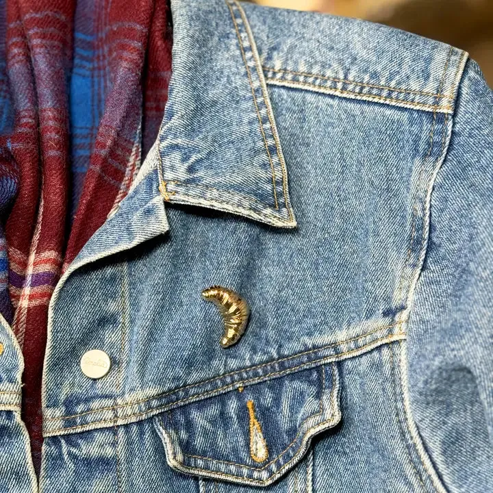 Croissant Brooch