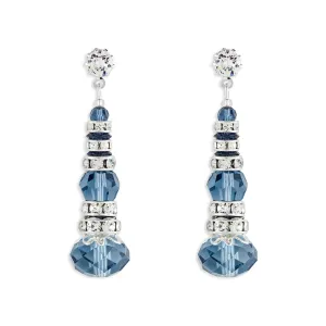 Crystal & Rondelle Beaded Drops