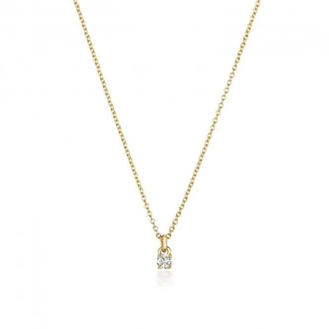 Diamond Jewellery 18ct Gold Diamond Necklace NDQ148