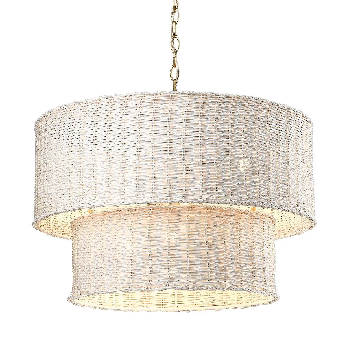 Erma 6 Lights 22 in. Chandelier Bronze Finish