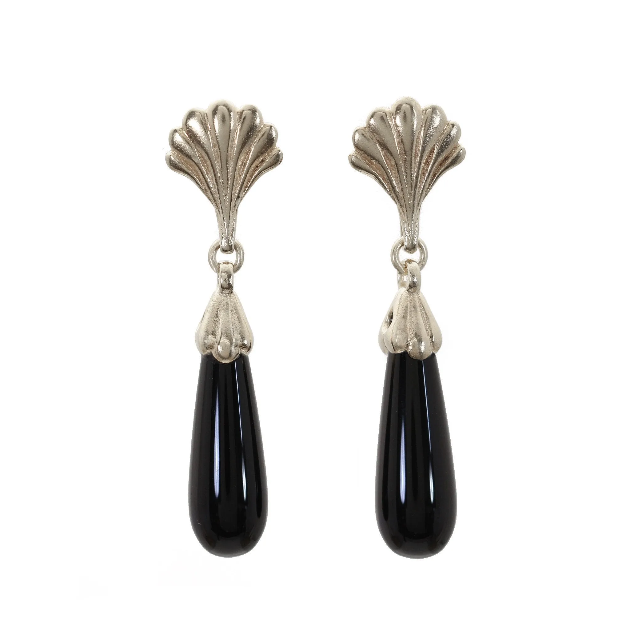Facade Onyx Earrings