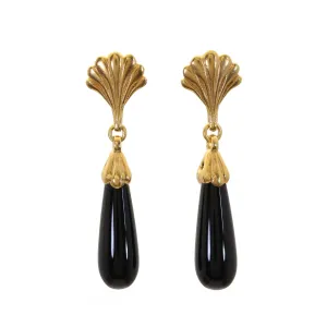 Facade Onyx Earrings