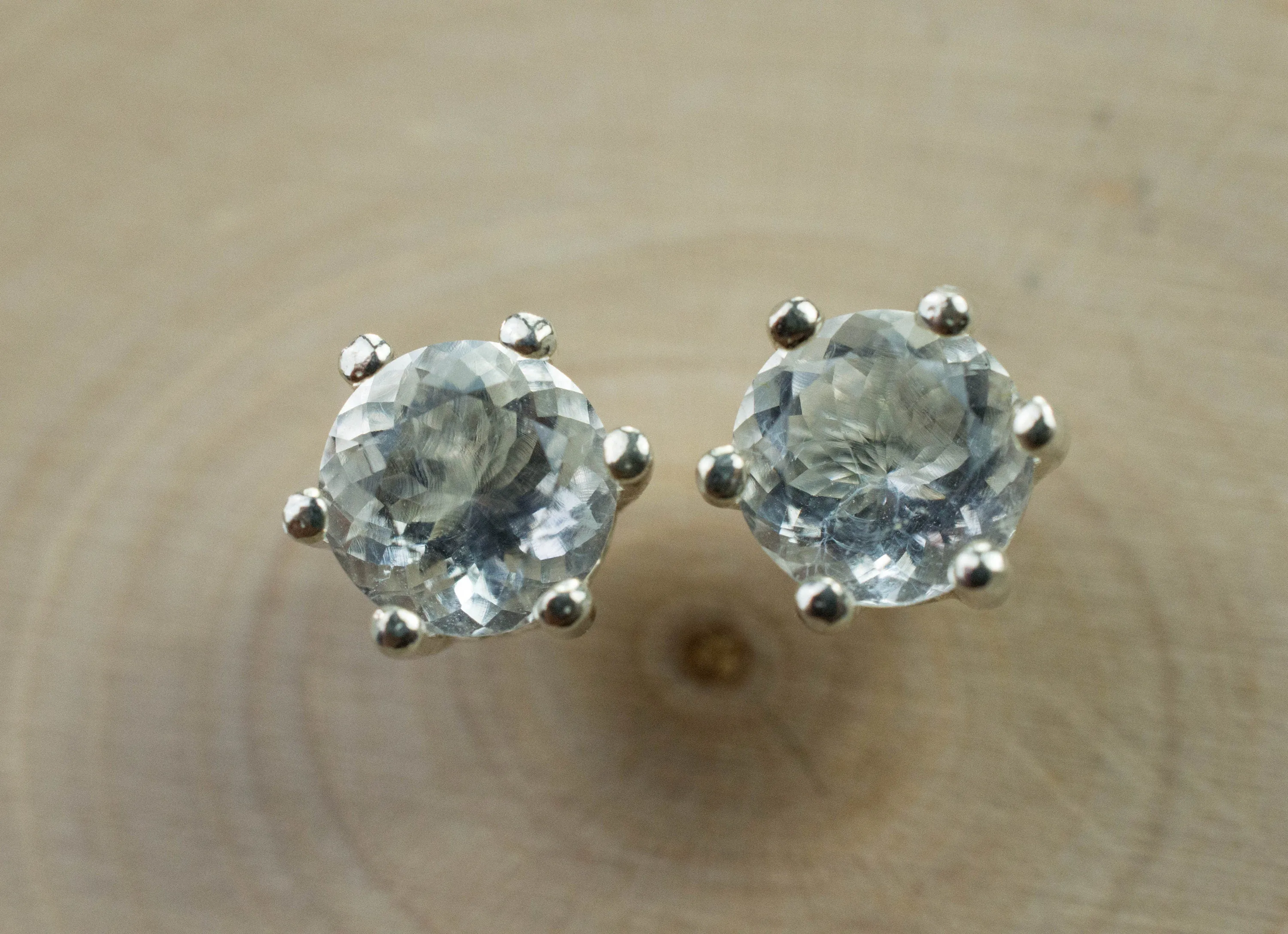 Hyalite Opal Earrings, Genuine Untreated Mexican Opals; 1.890cts