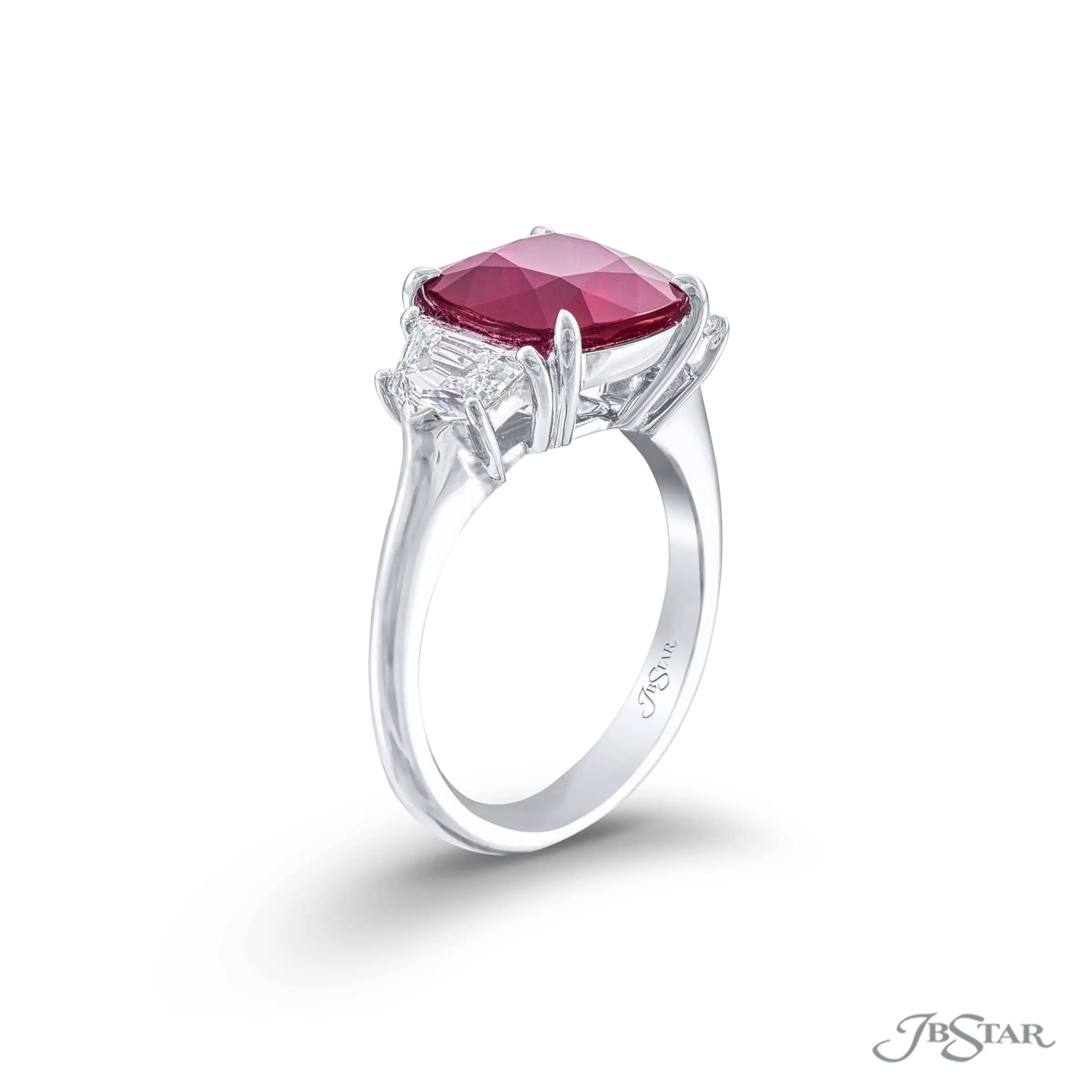 JB Star Natural Ruby & Diamond Ring