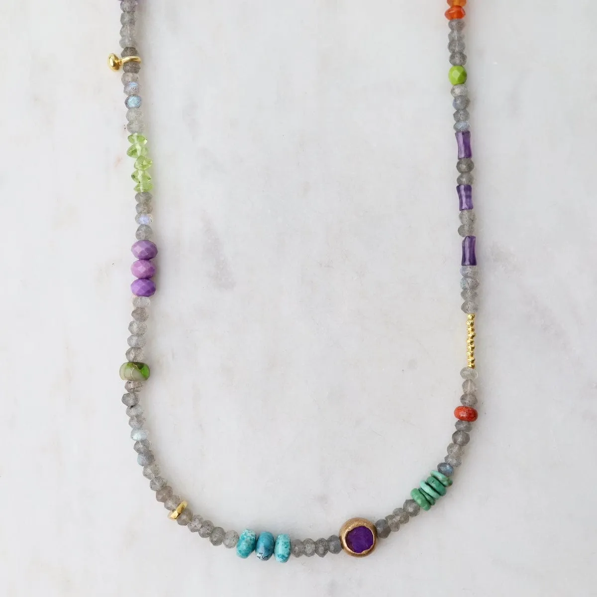 Labradorite Sweet Tart Necklace
