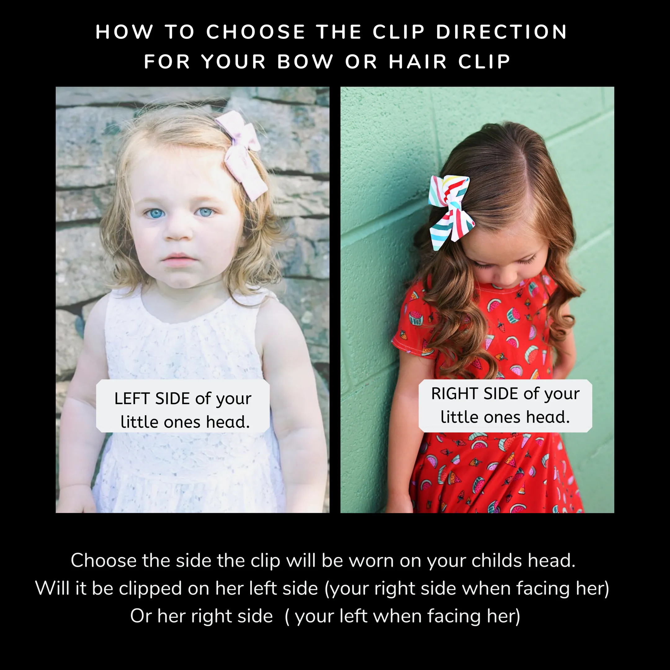 Long Lace Bow - Barrette or Standard Clip