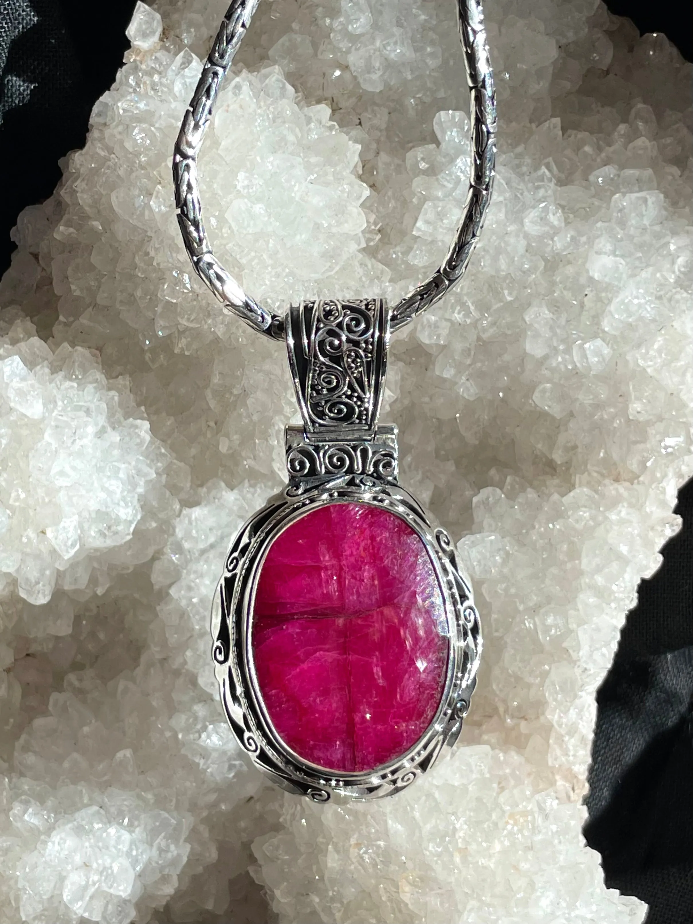 Love’s Grace Ruby Pendant