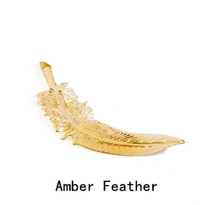 Mansion Nordic Amber Crystal Feather Chandelier for Modern Indoor Decor Lighting