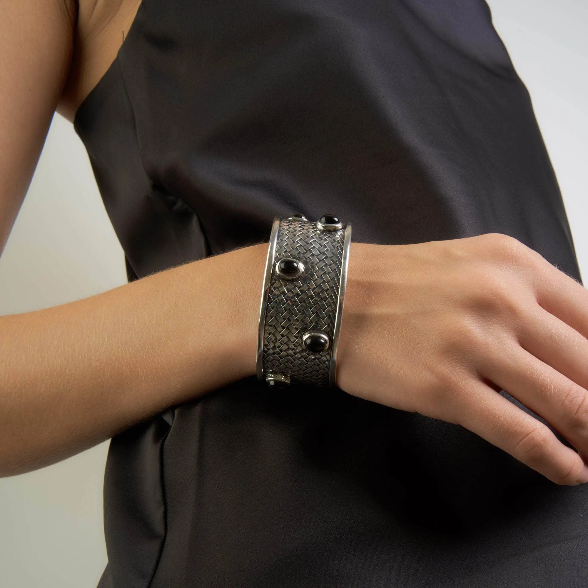 Marron Smoky Quartz Bangle