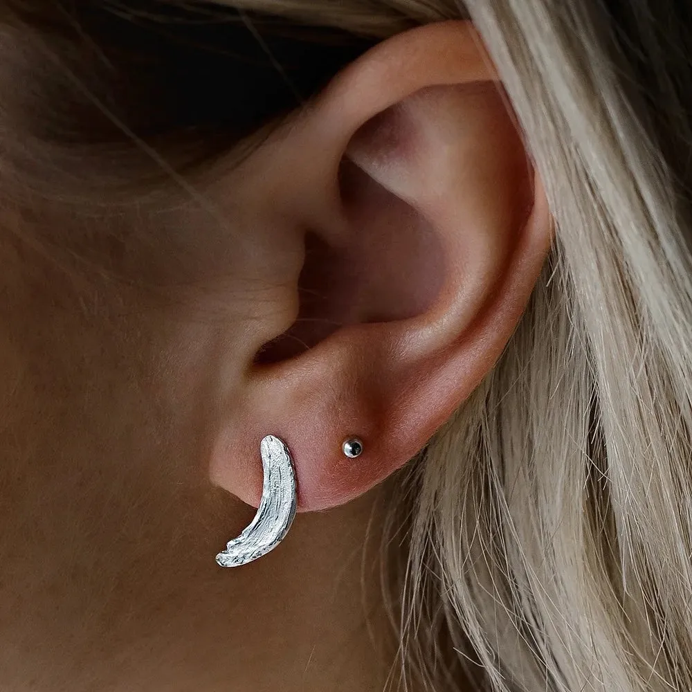 Mini Brushstroke Earrings
