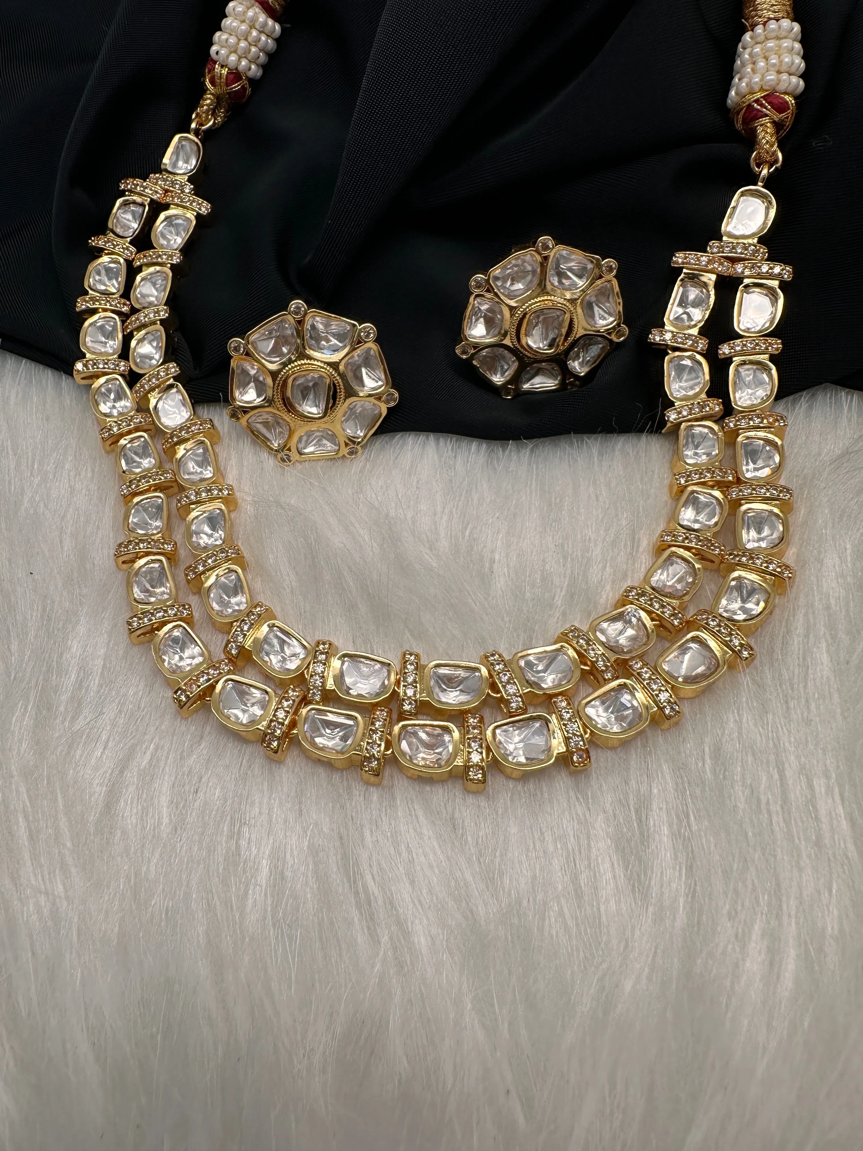 Moissanite Clear Stone Short Necklace