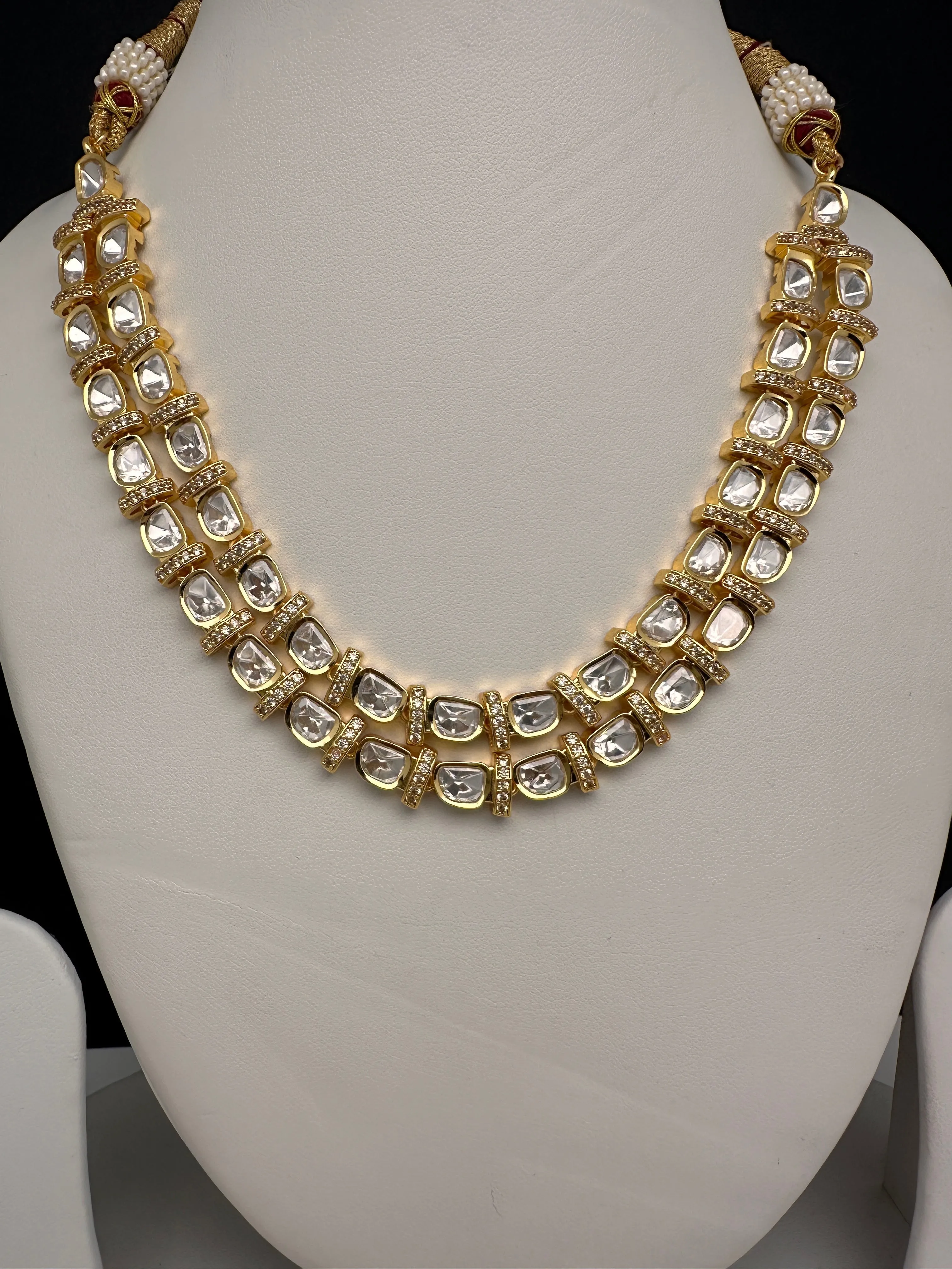 Moissanite Clear Stone Short Necklace