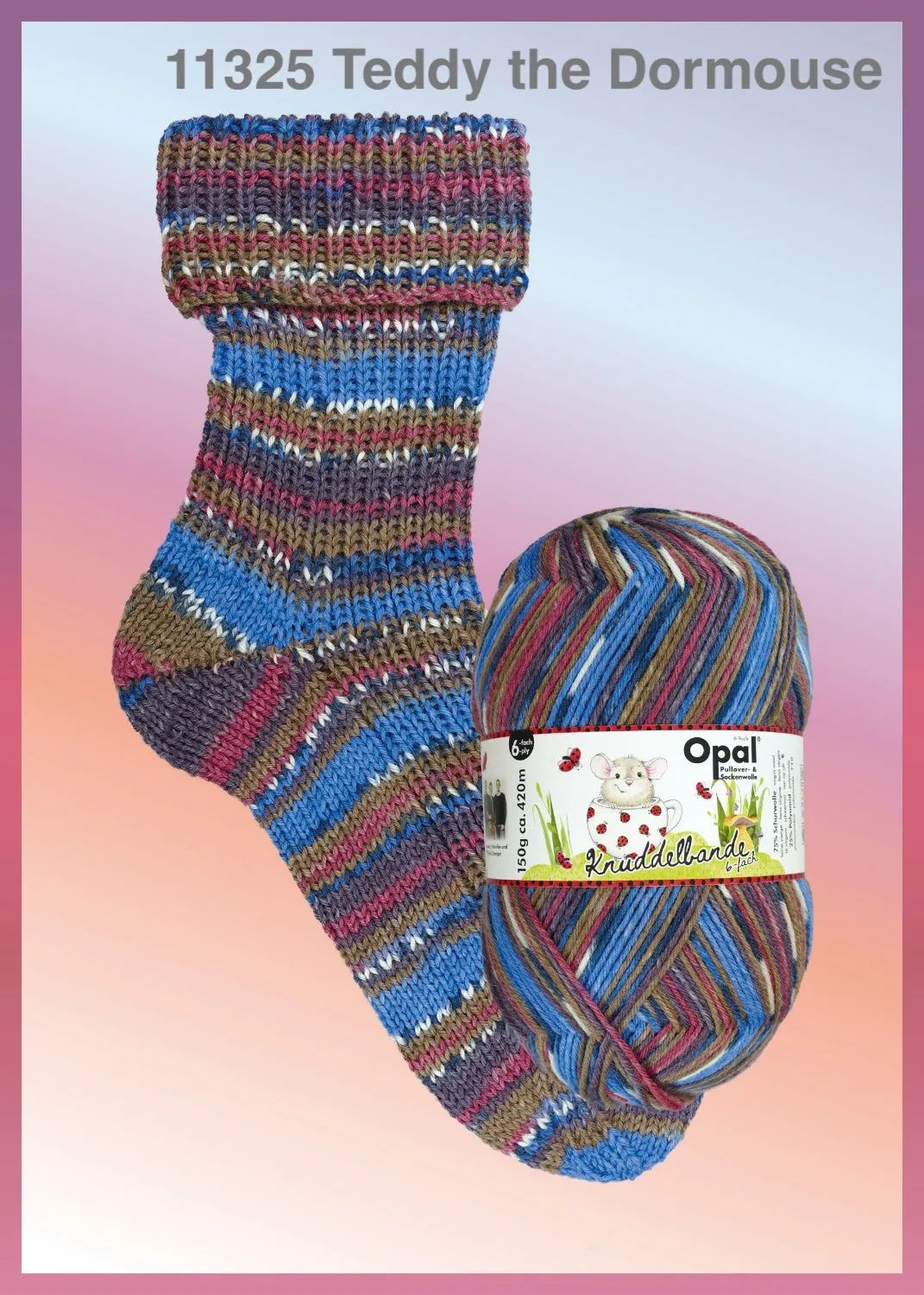 Opal 6-Ply Self-Patterning (sport / DK / #3-4 weight)