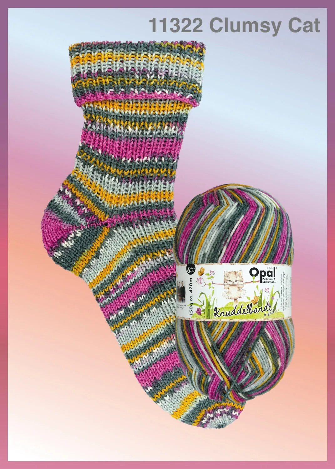 Opal 6-Ply Self-Patterning (sport / DK / #3-4 weight)