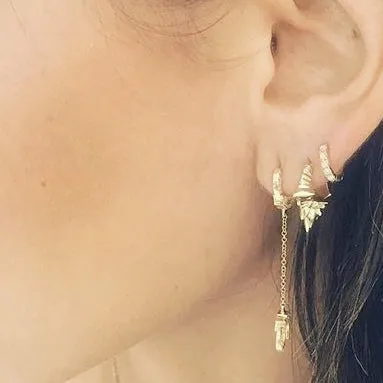 Opal Eternity Earring by Maria Tash in 14K Gold