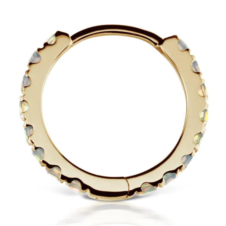 Opal Eternity Earring by Maria Tash in 14K Gold