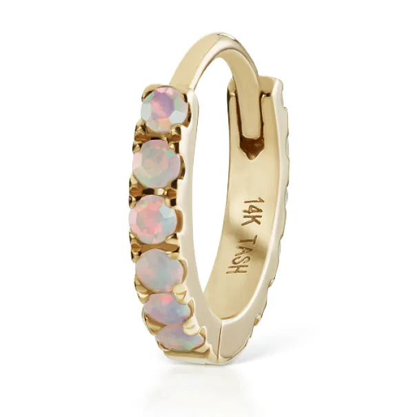 Opal Eternity Earring by Maria Tash in 14K Gold