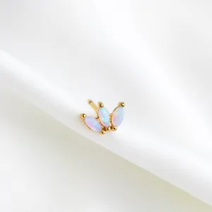 Opal Petal Stud