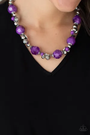 Paparazzi Necklace ~ Vidi Vici VACATION - Purple