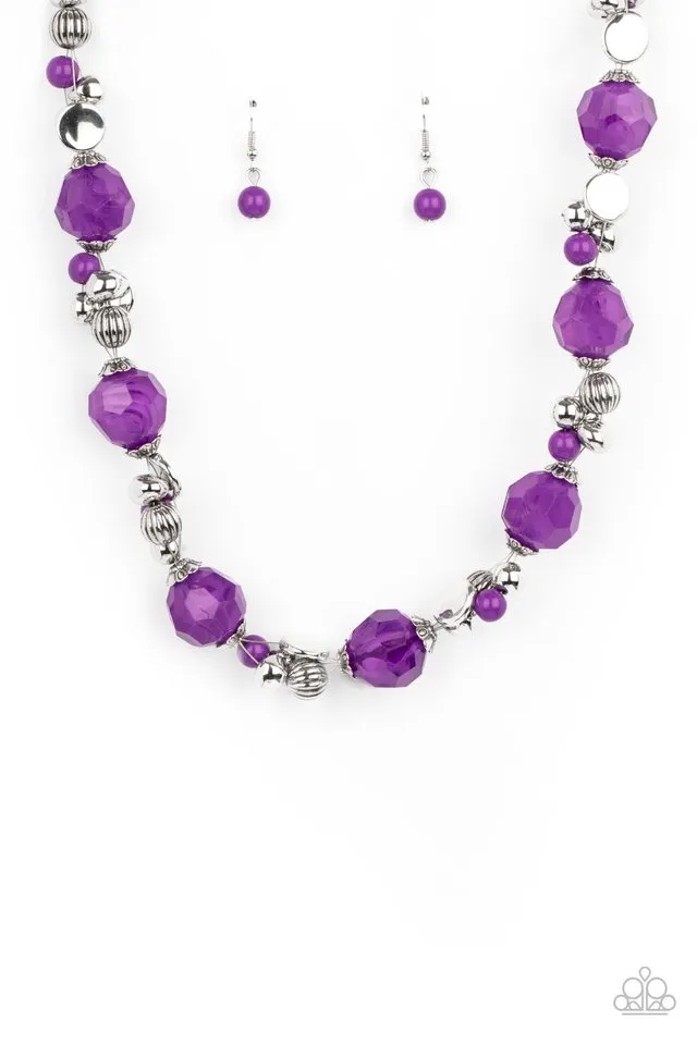 Paparazzi Necklace ~ Vidi Vici VACATION - Purple