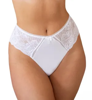 Pour Moi Ooo La La High Waist Brazilian Brief (28603) - White