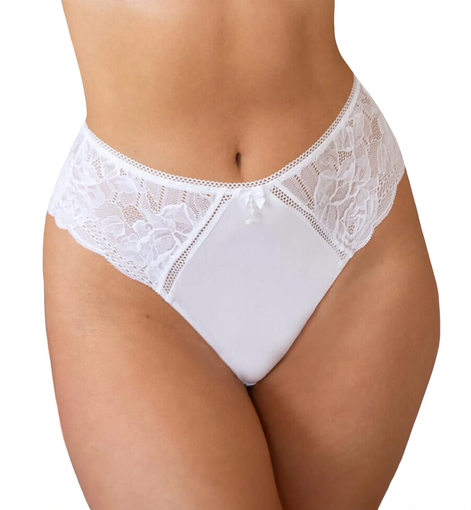 Pour Moi Ooo La La High Waist Brazilian Brief (28603) - White