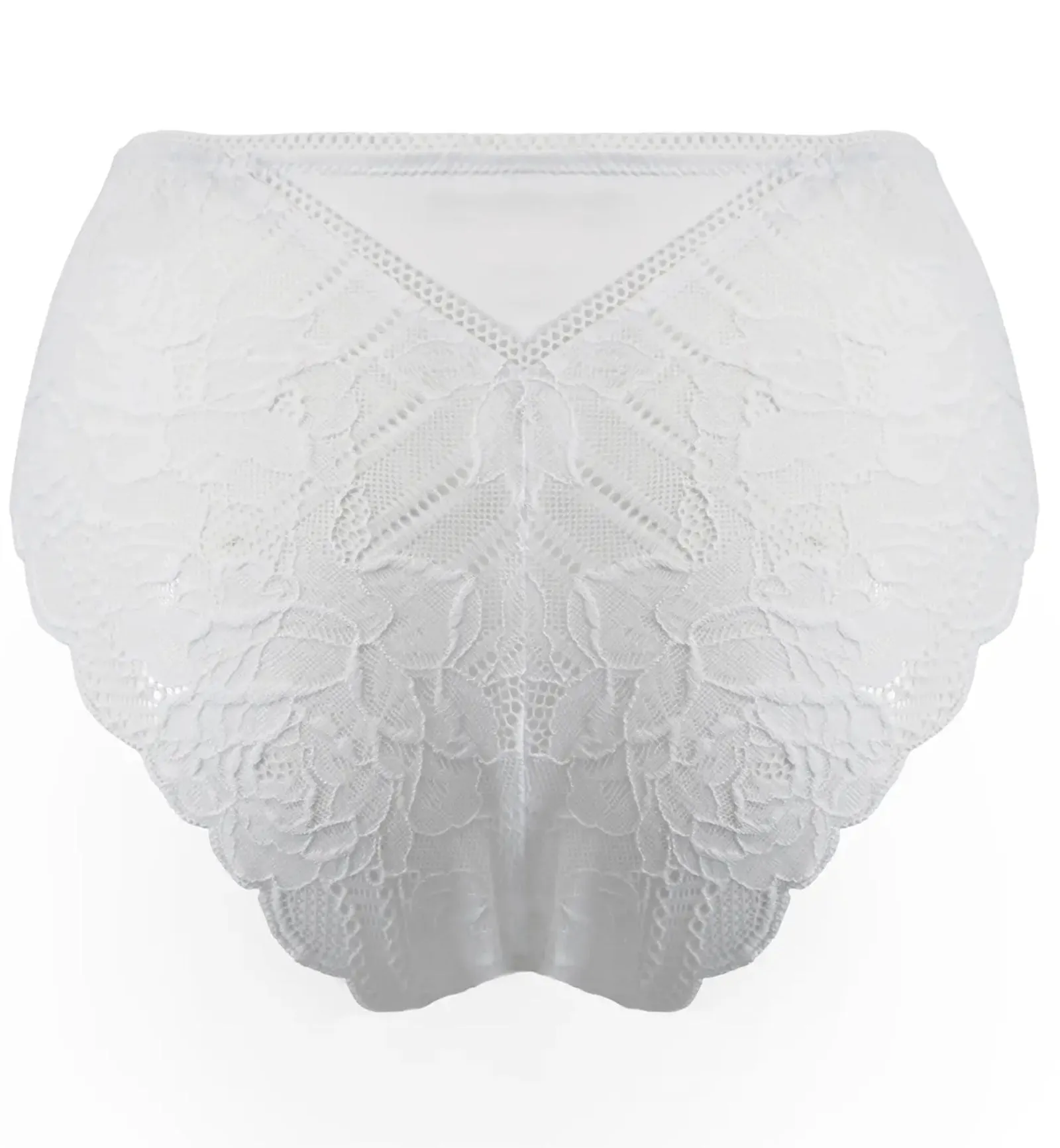Pour Moi Ooo La La High Waist Brazilian Brief (28603) - White