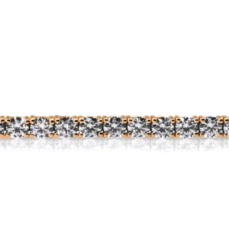 Prudence Round Prong Tennis Bracelet