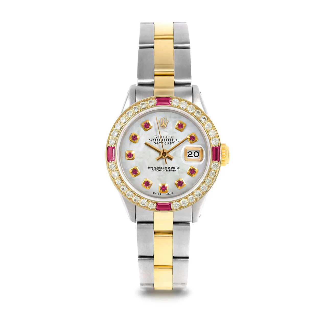 Rolex Datejust 26mm | 6917-TT-WMOP-RBY-AM-4RBY-OYS