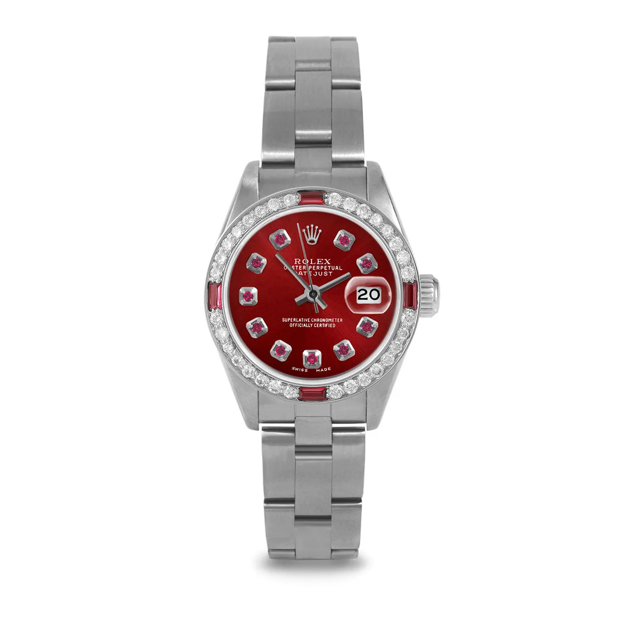 Rolex Datejust 26mm | 69174-RED-RBY-AM-4RBY-OYS
