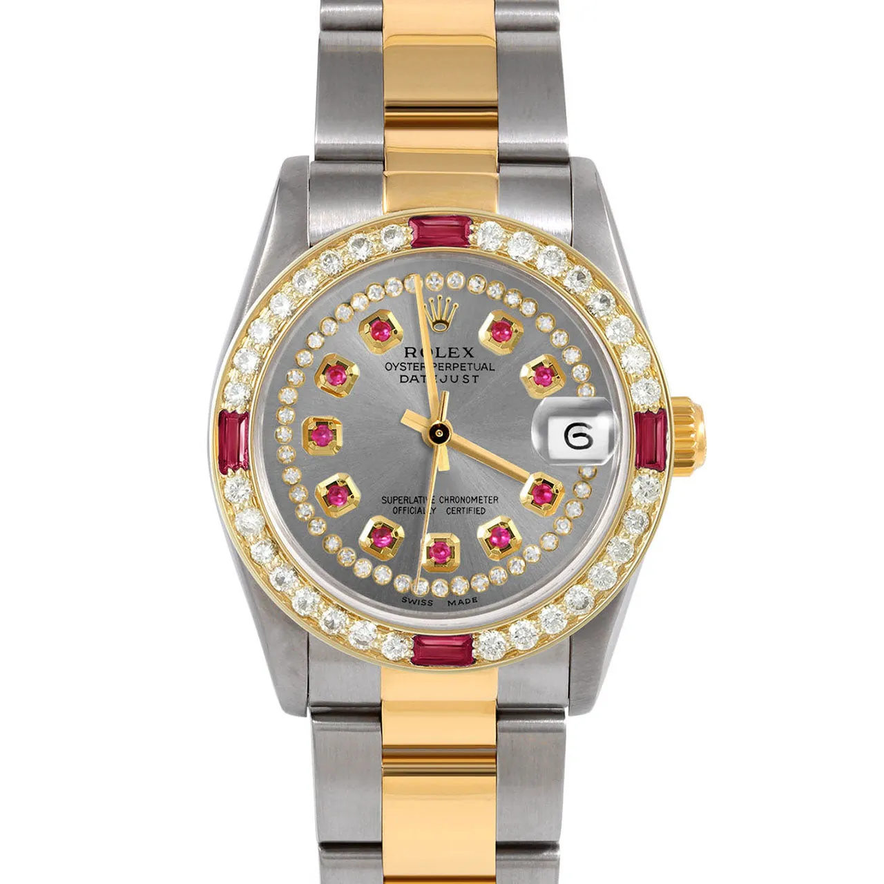 Rolex Datejust 31mm | 68273-SLT-STRR-4RBY-OYS
