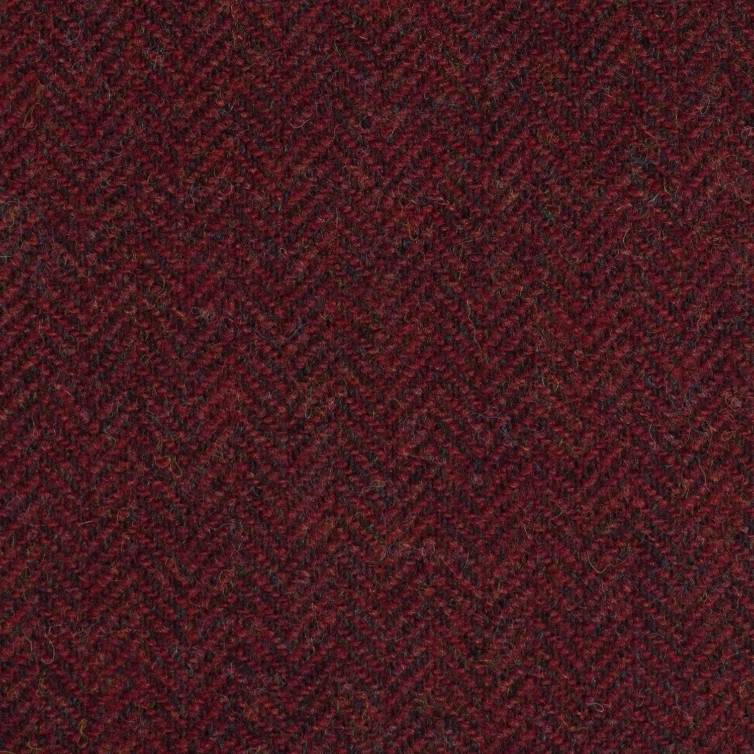Rose Red Herringbone Coral Tweed All Wool