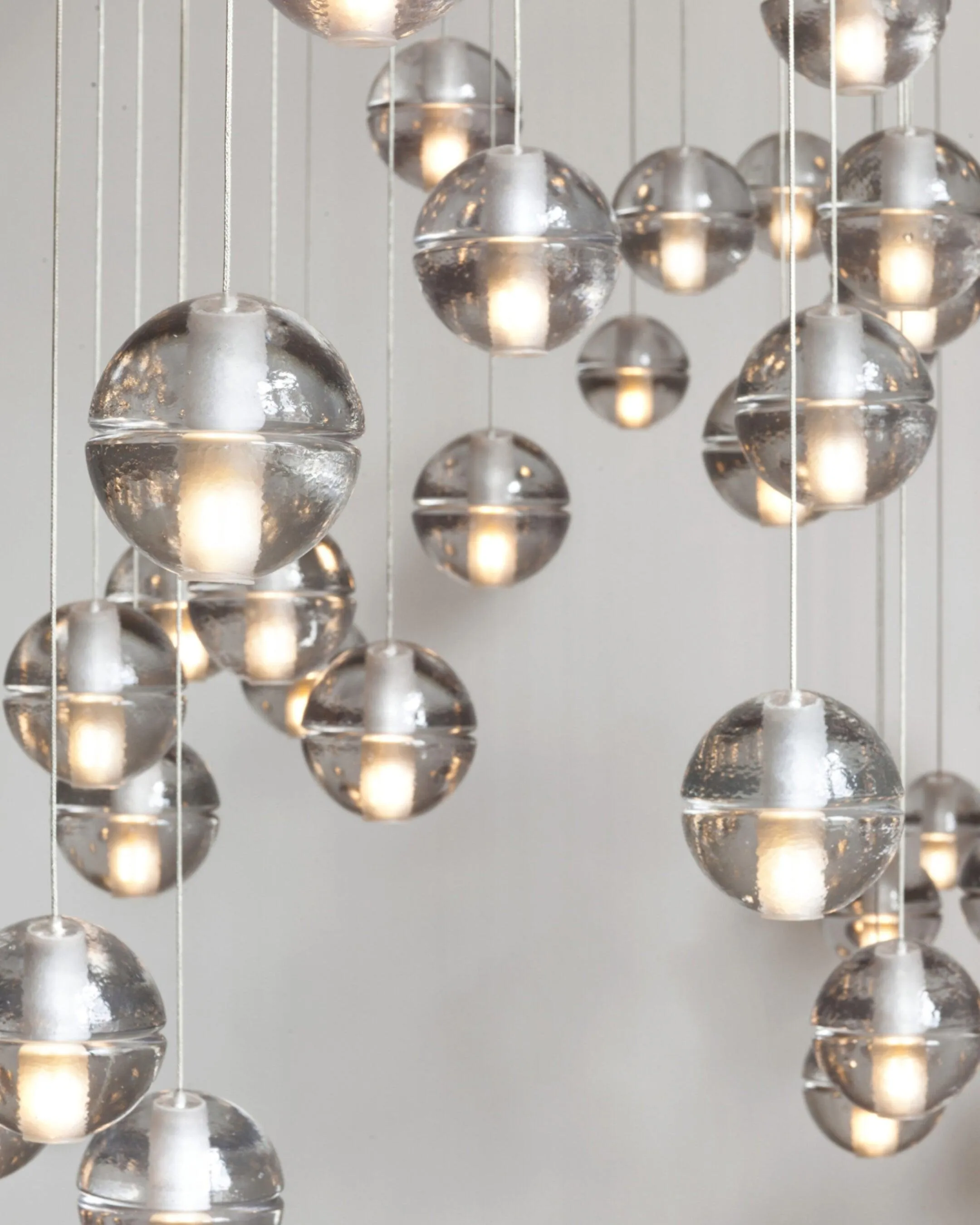 Round K9 Crystal Chandelier