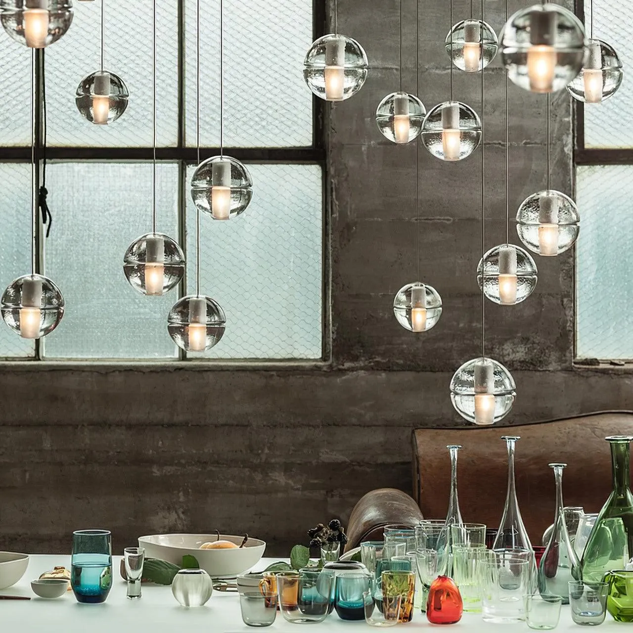 Round K9 Crystal Chandelier