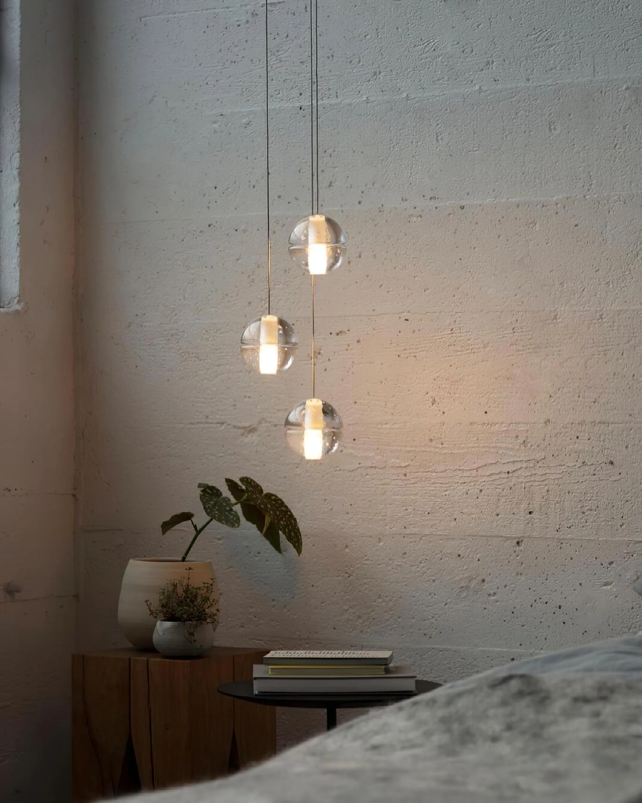 Round K9 Crystal Chandelier